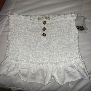 Free people strapless tank (never worn)